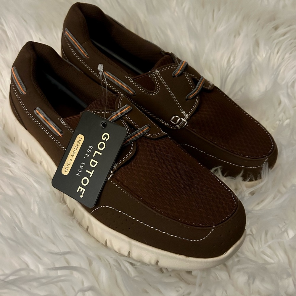 GOLD TOE Memory Foam Men’s Loafer- Size 8.5 3E (New)